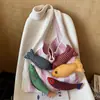 Cross 2026 Nueva Tendencia de Moda Bolsos Estilo Perezoso para Mujer Bolso de Hombro Individual Tejido Casual para Viajes Cotidianos Bolso Tote