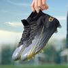 Fábrica de atacado novos sapatos de futebol de cano alto masculino grama artificial TF unhas quebradas sapatos de treinamento planos tênis meias boca