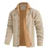 2024 nuevo abrigo de otoño e invierno transfronterizo para hombre, abrigo de algodón con forro polar, chaqueta casual, chaqueta para hombre, venta al por mayor de fábrica