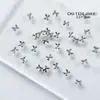 Arte de Unhas Liga Metálica Laço Estrela Decorações Pequenas 3D Estilo Japonês Ornamentos de Unha Atacado Acessórios de Maquiagem para Shows