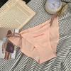 Para Pomelo-High Split Pure Want Seamless Ice Silk Roupas íntimas femininas Oco cintura baixa Cinto fino Respirável Cuecas de secagem rápida para mulheres