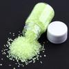 Vidrio de colores mixtos piedra triturada partículas de piedra triturada transparente pegamento gota DIY taladro roto arena de vidrio teñida irregular de colores