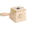 Caja de Moxibustión Portátil para Uso en Casa, Dispositivo de Moxibustión Portátil, Soporte de Palo de Moxa de Madera Maciza, Recipiente de Moxibustión Calentador, Adecuado para Uso en Todo el Cuerpo