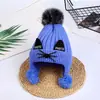 Gorro para Niños Otoño e Invierno Terciopelo Engrosado Cálido Bebé Bebé Masculino y Femenino Protección para Orejas Más Algodón Gorro de Lana Tejido para Niños