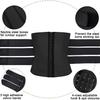 Cinto espartilho esportivo três botões modelador corporal roupas modeladoras para yoga vedação da cintura cinto contrator de barriga para suor fitness cinto modelador de cintura para fortalecimento