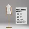 Mannequin Feminino de Meio Corpo com Cobertura de Tecido, Adereço de Exibição com Membros Móveis para Vitrine de Loja de Roupas