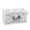 Caja de Almacenamiento Caja de Almacenamiento de Madera Organizador de Cocina Caja Clasificadora de Almacenamiento de Cuchillos, Tenedores y Palillos de Madera Gabinete para Artículos Varios de Escritorio