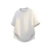 Camiseta Casual de Verano para Hombre Explorer, Estilo Americano Nuevo, Moderna, Manga Corta, Cuello Redondo Simple, Pulóver, Camiseta de Media Manga
