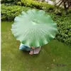 Folha de Lótus Atacado Dança Galho Longo com Haste Decoração de Folha de Lótus Adereços para Piscina Adereços de Performance Metabo Metabo