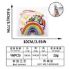 Novos Patches de Bordado com Adesivo Hot Melt Arco-Íris do Fabricante, Patches Sem Costura para Decoração de Roupas e Chapéus, Patches Premium DIY