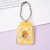 Llavero Colgante de Acrílico Inspirador de Caricatura de Capibara, Colgante para Ropa, Mochila, Joyería DIY