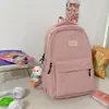 Nueva mochila escolar transfronteriza para estudiantes mujeres, mochila de gran capacidad estilo ins, mochila de nicho simple y elegante