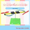 Tecnologia DIY pequena produção pequena invenção solar rotativo carro voador brinquedo estudante equipamento de invenção