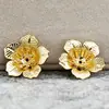 Accesorios de Joyería DIY Tocado Nupcial Pieza de Flor de Cobre de 16 mm Horquilla Corona de Fénix Horquilla Material Hecho a Mano A316