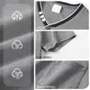 Wish Transfronterizo Verano Nuevo Hombre Bloque de Color Cuello en V Delgado Camiseta Talla Grande Estilo Americano con Bolsillos Casual Deportivo Manga Corta