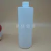 Botella de Plástico Semi-Transparente de Hombro Plano de 500ML de Stock de Fábrica con Cuello 24 Tapa de Rosca de PE Botella Vacía Botella Dispensadora de Líquido