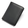 Marent Cartera Corta Nueva para Hombre PFID Cartera Clutch Capa Superior Piel de Vaca para Hombre Billetera Bifold para Monedas