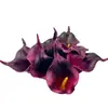 Lirio cala flor artificial sensación de hogar ramo pu decoración de mesa flor falsa flor falsa de plástico venta al por mayor y al por menor