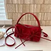 Bolso bandolera de alta calidad estilo coreano con lazo transfronterizo para mujer, nuevo bolso de hombro de nicho de moda 2026, bolso tipo almohada