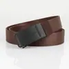 Cinto Masculino de Nylon com Fivela Automática de Liga Metálica para Treinamento ao Ar Livre, Preparação Tática, Lazer, Moda, Negócios, Versátil