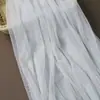 Tecido de malha para decoração de casa para mesas de centro, vestidos de moda feminina, fio metálico decorativo imitação banhado a prata, tecido de malha macio com furos pequenos