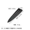 Cuchillo de Chef, Cuchillo de Cocina, Cuchillo para Frutas, Juego de Cuchillos de Plástico, Funda Universal Negra para Cuchillo, Funda Protectora, Vaina para Cuchillo de Cocina Doméstico