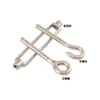 Tensor de Cable de Acero Inoxidable 304 Tensor Tensor Tensor de Cuerpo Abierto Tornillo Tensor M4M5M6M8-M16