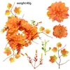 Suporte de Vela Decorativo para Festival da Colheita de Outono Luz de Velas Florais Decorativas Decoração para Casamento Aniversário Celebração de Casamento Festa de Natal