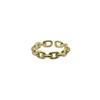 Anillo de plata de ley s925 de Dongdaemun, estilo coreano, elegante, sencillo y combinable, con apertura de cadena y viento.