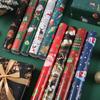 Fabricante Venta al por Mayor de Punto Papel de Envoltura Navideño Papel de Envoltura para Cajas de Regalo Navideñas Impreso a Color a Doble Cara Papel de Envoltura para Ramo
