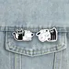 Broche Creativo Personalizado de Animales de Dibujos Animados Accesorios Metálicos Lindos de Gato Perro Transfronterizos Europeos y Americanos Insignia al por Mayor