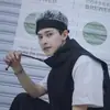 Chapéu Peruca de Cabelo Preto Curto de Inverno Peça Única Fashionável Outono e Inverno Celebridade da Internet Sem Aba Boné de Rua Estilo Coreano Tendência Masculino