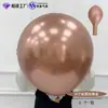 Balões Metálicos 5 polegadas 10 polegadas 12 polegadas 18 polegadas Redondos de Látex Cromado Dourado para Decoração de Sala de Casamento e Festa