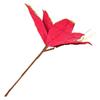 Envío Gratis Directo de Fábrica Transfronterizo Polvo Dorado Flor de Navidad Decoraciones de Árbol de Navidad Accesorios de Flores Hechos a Mano Colgante con Polvo Dorado Espolvoreado
