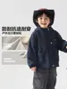 Chaqueta de invierno para niño estilo europeo derecho, forrada de polar, impermeable, para niños mayores, ropa nueva para niños, ropa de invierno moderna para niños y bebés