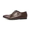Zapatos de Cuero Cuadrados para Mujer con Cordones, Piel Genuina, Zapatos Planos Cómodos, Nuevo Estilo Primavera/Verano, Zapatos de Corte Bajo de una Pieza, Talla 40