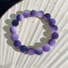 Pulsera Ning night Purple Bodhi para mujer, de una sola vuelta, cuentas redondas, Zorro de Nueve Colas, cuentas de Bodhi naturales, cuentas de Buda, pulsera de placa para jugar, venta al por mayor