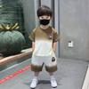 Ropa Infantil, Trajes de Verano de Manga Corta para Niños, Nuevos Estilos para Niños Pequeños y Medianos, Ropa de Calle Estilo Verano para Niños Celebridad de Internet