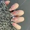Atacado de Fábrica Unhas Pontilhadas Estilo Curto, Médio e Longo, Unhas Usáveis, Unhas Bailarina, Unhas Postiças, Adesivos de Manicure, Designs Disponíveis
