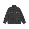 Otoño 2025 Nueva Chaqueta de Cuero para Hombre Estilo Retro Japonés Holgada Ropa de Trabajo Cuello Alto Multibolsillos Versátil Negra