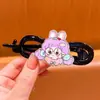 Pasador de Pelo de Dibujos Animados para Niños Pajarita Pinza Retorcida 2025 Nuevo Estilo Pasador en la Parte Posterior de la Cabeza Niña Lindos Accesorios para el Cabello Pinza de Una Sola Palabra