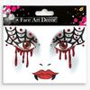 Pegatinas Faciales para Fiesta de Halloween y Navidad con Diamantes Brillantes, Pegatinas de Diamantes para Fiesta de Maquillaje y Escenario, Pegatinas de Tatuaje