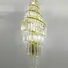 Lámpara de Pared de Cristal para Vestíbulo de Hotel Salón de Clubes Sala de Estar de Villa de Lujo Oficina de Ventas Dúplex Salón de Banquetes Accesorios de Iluminación para Ingeniería