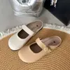 Medias Pantuflas de Noche Estilo Francés para Mujer, Nuevo Modelo Verano 2025, Suela Plana, Punta Cerrada, Medias Pantuflas de Gama Alta de Nicho para Mujer