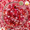 Cuentas Mixtas, Cuentas Sueltas de Vidrio, Cuentas de Arroz, Cuentas de Vidrio Semiacabadas Hechas a Mano para DIY, Accesorios para Joyería Mixtos de 8-10 mm