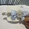 Pinza para el Cabello con Lazo Estilo Coreano Dongdaemun Primavera y Verano Nuevo, Pinza de Primavera de Alta Gama para la Parte Trasera de la Cabeza, Pinza para Cola de Caballo