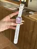 Pulseira de Silicone Colorida Katie Gravada a Laser Adequada para Apple iWatch 11ª Geração 10/987Ultra