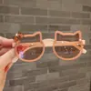 Gafas de Sol Lindas de Dibujos Animados para Bebé, Gafas de Sol de Gato para Niños, Gafas de Color Gelatina, Gafas con Forma de Foto de Venta Caliente Transfronteriza