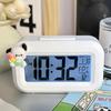 Mini Relógio Eletrônico de Mesa Infantil Gerenciador de Tempo para Estudantes Display de Timer de Cozinha Temperatura Despertador Eletrônico