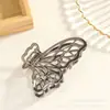 Pinza de Mariposa Hueca Pasador de Metal para Mujer, Pinza de Tiburón Grande y Mediana para la Parte Posterior de la Cabeza, Pasador Simple Pasador Pasador de Pelo
